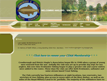 Tablet Screenshot of crowboroughanglers.org.uk